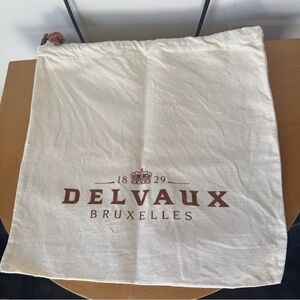 Delvaux Bruxelles Cream Dust Bag